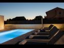 Holiday home Ivana - with a private pool: H(8) Privlaka - Zadar riviera  - Croatia - swimming pool (house and surroundings)