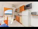 Apartments Adriatic - with beautiful garden: A1(2), A2(2), A3(2+2) Rtina - Zadar riviera  - Apartment - A2(2): kitchen and dining room