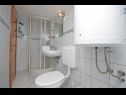 Apartments Adriatic - with beautiful garden: A1(2), A2(2), A3(2+2) Rtina - Zadar riviera  - Apartment - A2(2): bathroom with toilet