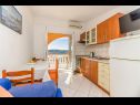 Apartments Adriatic - with beautiful garden: A1(2), A2(2), A3(2+2) Rtina - Zadar riviera  - Apartment - A2(2): kitchen and dining room