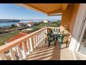 Apartments Adriatic - with beautiful garden: A1(2), A2(2), A3(2+2) Rtina - Zadar riviera  - Apartment - A3(2+2): terrace view