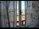 Apartments Markas - pet friendly: A1 Bella vista 1 (4+1), A2 - Bella vista 2 (2+2) Rtina - Zadar riviera  - Apartment - A1 Bella vista 1 (4+1): window view