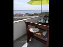 Apartments Markas - pet friendly: A1 Bella vista 1 (4+1), A2 - Bella vista 2 (2+2) Rtina - Zadar riviera  - Apartment - A2 - Bella vista 2 (2+2): terrace view