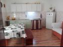 Apartments Markas - pet friendly: A1 Bella vista 1 (4+1), A2 - Bella vista 2 (2+2) Rtina - Zadar riviera  - Apartment - A1 Bella vista 1 (4+1): kitchen and dining room