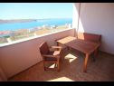 Apartments Andrija - with great view: A1(2), A2(4), A3(4+1), A4(2+1) Rtina - Zadar riviera  - Apartment - A4(2+1): terrace