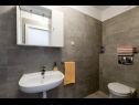 Apartments Edi - amazing location by the sea: A1(4), A2(4), A3(4), A4(4) Rtina - Zadar riviera  - Apartment - A4(4): bathroom with toilet