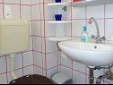 Apartments Miho A1(4+1), A2(4+1) Sabunike - Zadar riviera  - Apartment - A1(4+1): bathroom with toilet