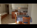 Apartments Dobri - 500 m from beach: A5(2+1), A4(2+2), A3(2+2), A2(2+2) Sabunike - Zadar riviera  - Apartment - A3(2+2): kitchen and dining room