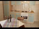 Apartments Ivan Z - 10 m from sea: A3(2), A4(2) Seline - Zadar riviera  - Apartment - A3(2): kitchen and dining room