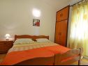Apartments Velebit - 130m to the beach: A1(5+1), A2(7) Starigrad-Paklenica - Zadar riviera  - Apartment - A2(7): bedroom