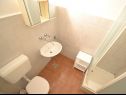 Apartments Velebit - 130m to the beach: A1(5+1), A2(7) Starigrad-Paklenica - Zadar riviera  - Apartment - A2(7): bathroom with toilet