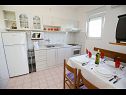 Apartments Vera - 150 m from sea: A1(4), SA2(2), SA3(2) Sukosan - Zadar riviera  - Apartment - A1(4): kitchen and dining room