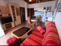 Apartments Ana - 120 m from the beach A1(4), A2(2+1) Sukosan - Zadar riviera  - Apartment - A1(4): living room