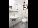 Apartments Let - 5 m from sea : A1(4), A4(4) Sukosan - Zadar riviera  - Apartment - A1(4): bathroom with toilet