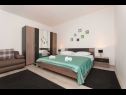 Apartments Dama - 10 m from beach: A1(6+1) Sukosan - Zadar riviera  - Apartment - A1(6+1): bedroom