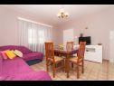 Apartments Dama - 10 m from beach: A1(6+1) Sukosan - Zadar riviera  - Apartment - A1(6+1): living room