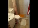 Apartments Mare - 20 m from beach: A1(4+4), A2(2+2), A3(2+2) Sukosan - Zadar riviera  - Apartment - A3(2+2): bathroom with toilet