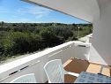 Apartments VINK - 80 m from beach A2(4), A3(4), A4(4) Vir - Zadar riviera  - Apartment - A3(4): terrace view
