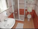 Apartments Monika - 10m from sea: A8(4+2), A11(4+2), A16(4+2), A17(4+2), A12(2+2), A13(2+2), A20(2+2), A21(2+2), SA14(2+1), SA15(2+1), SA22(2+1), A23(2+1) Vir - Zadar riviera  - Apartment - A21(2+2): bathroom with toilet