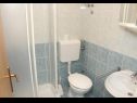 Apartments Vinko - big terrace and grill A5(2+1), SA6(2)Crveni, SA7(2)Plavi Vir - Zadar riviera  - Studio apartment - SA7(2)Plavi: bathroom with toilet