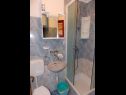 Apartments Darko - 100m from sea: A1 JEDNOSOBNI (3+1), A2 DVOSOBNI (4+1) Vir - Zadar riviera  - Apartment - A2 DVOSOBNI (4+1): bathroom with toilet
