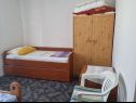 Rooms Mat - 300 m from sea: R1(2), R3(3), R4(3) Vir - Zadar riviera  - Room - R3(3): bedroom