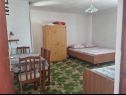 Rooms Mat - 300 m from sea: R1(2), R3(3), R4(3) Vir - Zadar riviera  - Room - R4(3): bedroom