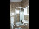 Apartments Bozica - 70m from the beach & parking: A1(4), A2-prvi kat(4+1), A3(4), A4-drugi kat(4+1) Vir - Zadar riviera  - Apartment - A4-drugi kat(4+1): bathroom with toilet