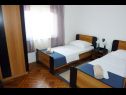Apartments Bozica - 70m from the beach & parking: A1(4), A2-prvi kat(4+1), A3(4), A4-drugi kat(4+1) Vir - Zadar riviera  - Apartment - A3(4): bedroom