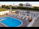 Apartments Nenad - with pool; A1(4+1), A2(4+1), SA3(3), SA4(3), A5(2+2) Vrsi - Zadar riviera  - swimming pool