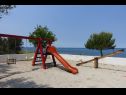 Apartments Ivo - family friendly: A1 Crveni (2+2), A2 Plavi (2+2), A3 Bez (2+2) Zaton (Zadar) - Zadar riviera  - children playground
