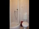 Apartments Ivo - family friendly: A1 Crveni (2+2), A2 Plavi (2+2), A3 Bez (2+2) Zaton (Zadar) - Zadar riviera  - Apartment - A1 Crveni (2+2): bathroom with toilet