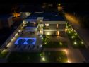 Holiday home Ren-lux with heated pool: H(8+2) Zaton (Zadar) - Zadar riviera  - Croatia - house