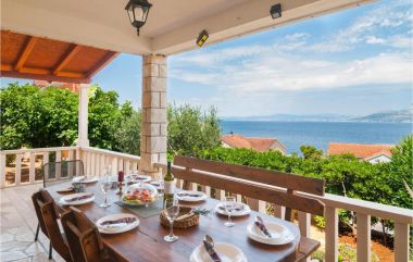 Holiday home Lumos - panoramic view & olive garden: H(10) Postira - Island Brac  - Croatia
