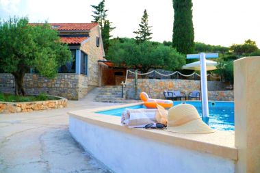 Holiday home Nave - private pool: H(4+1) Postira - Island Brac  - Croatia