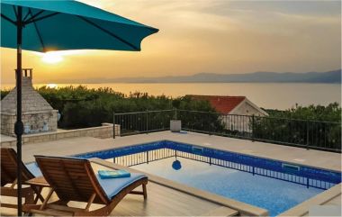 Holiday home Ita - with pool and view: H(4+1) Postira - Island Brac  - Croatia