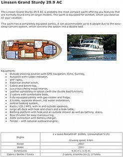 Motor boat - Linssen Grand Sturdy 29,9 AC (code:TOR 19) - Zadar - Zadar riviera  - Croatia