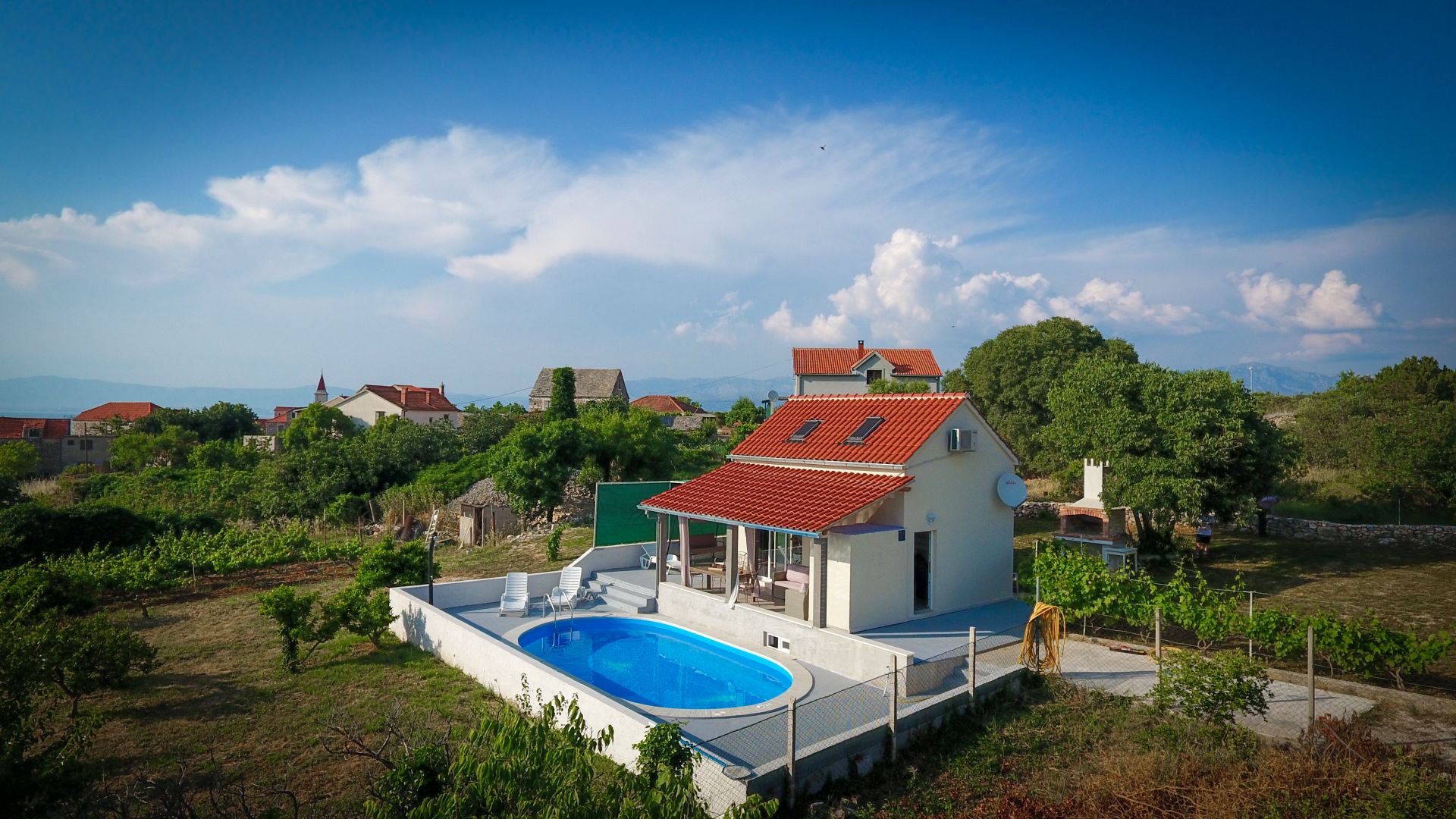 Holiday home Baras garden - house with pool : H (4+2) Mirca - Island Brac  - Croatia