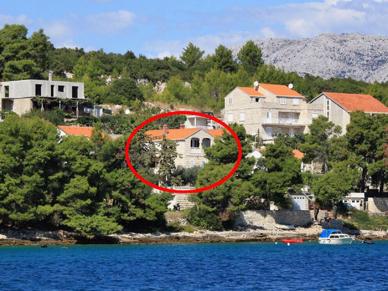 Apartments Rud - 15 m from sea: A1(2+1), A2(2+1), A3(2+1) Lumbarda - Island Korcula 