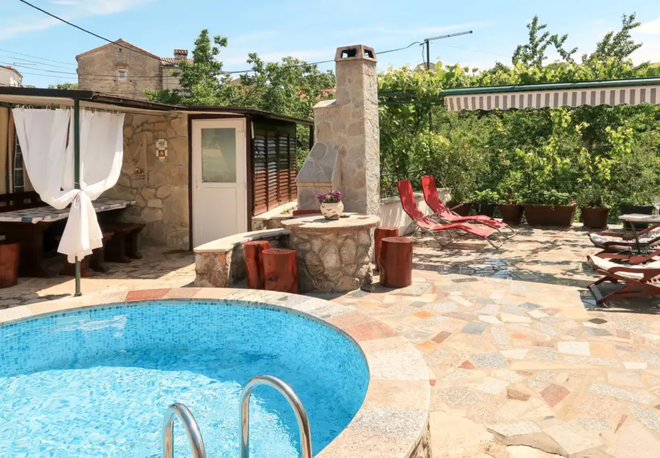 Holiday home Ana - with pool: H(6) Lakmartin - Island Krk  - Croatia