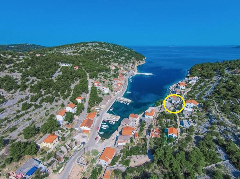 Apartments Katija - close to the sea: A1(5) Cove Muna (Island Zirje) - Riviera Sibenik  - Croatia